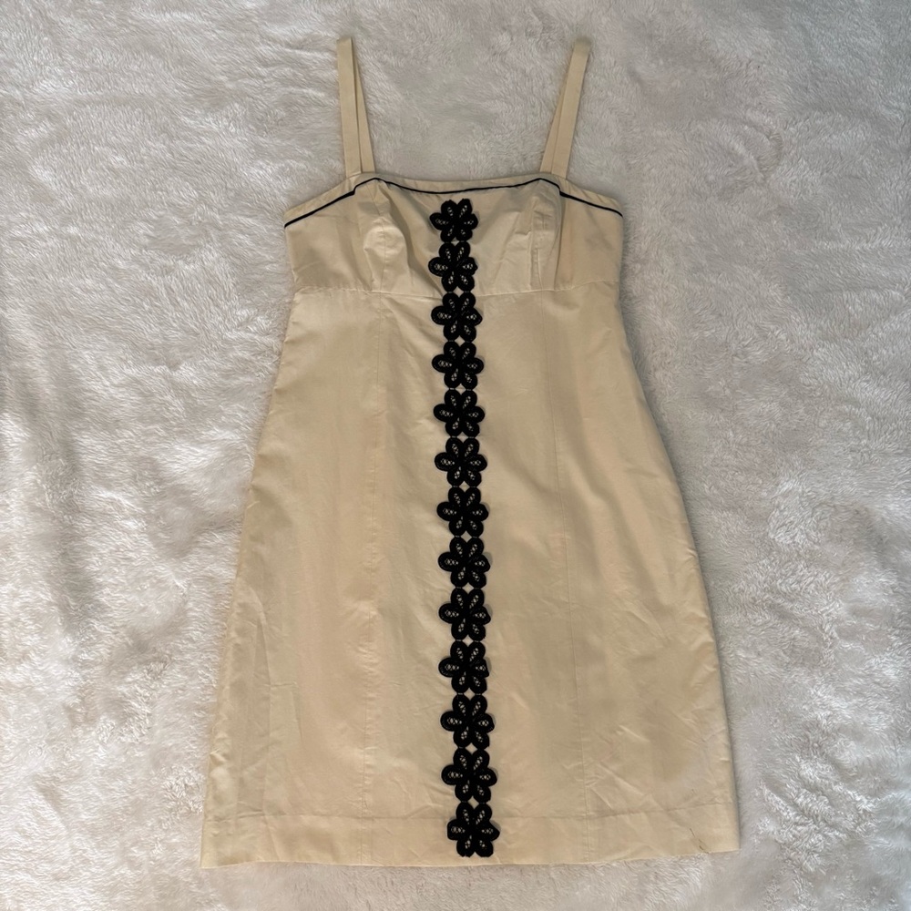 Vintage Lilly Pulitzer Ivory Shift Dress White Label Silk Blend